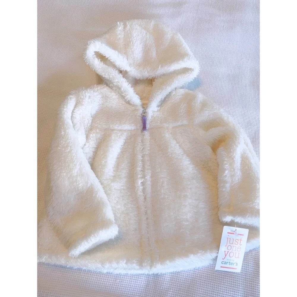 Just One You baby Jacket off white 9 Months